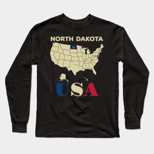 North Dakota Long Sleeve T-Shirt